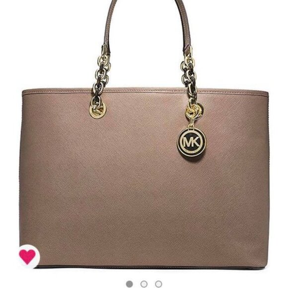 Michael Kors Handbags - Michael Kors Large Saffiano Leather Tote Handbag